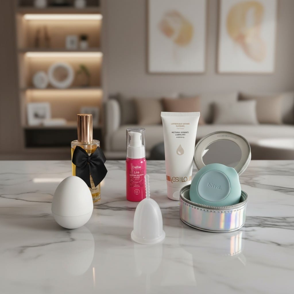 Selezione di prodotti per il benessere sessuale LaVR