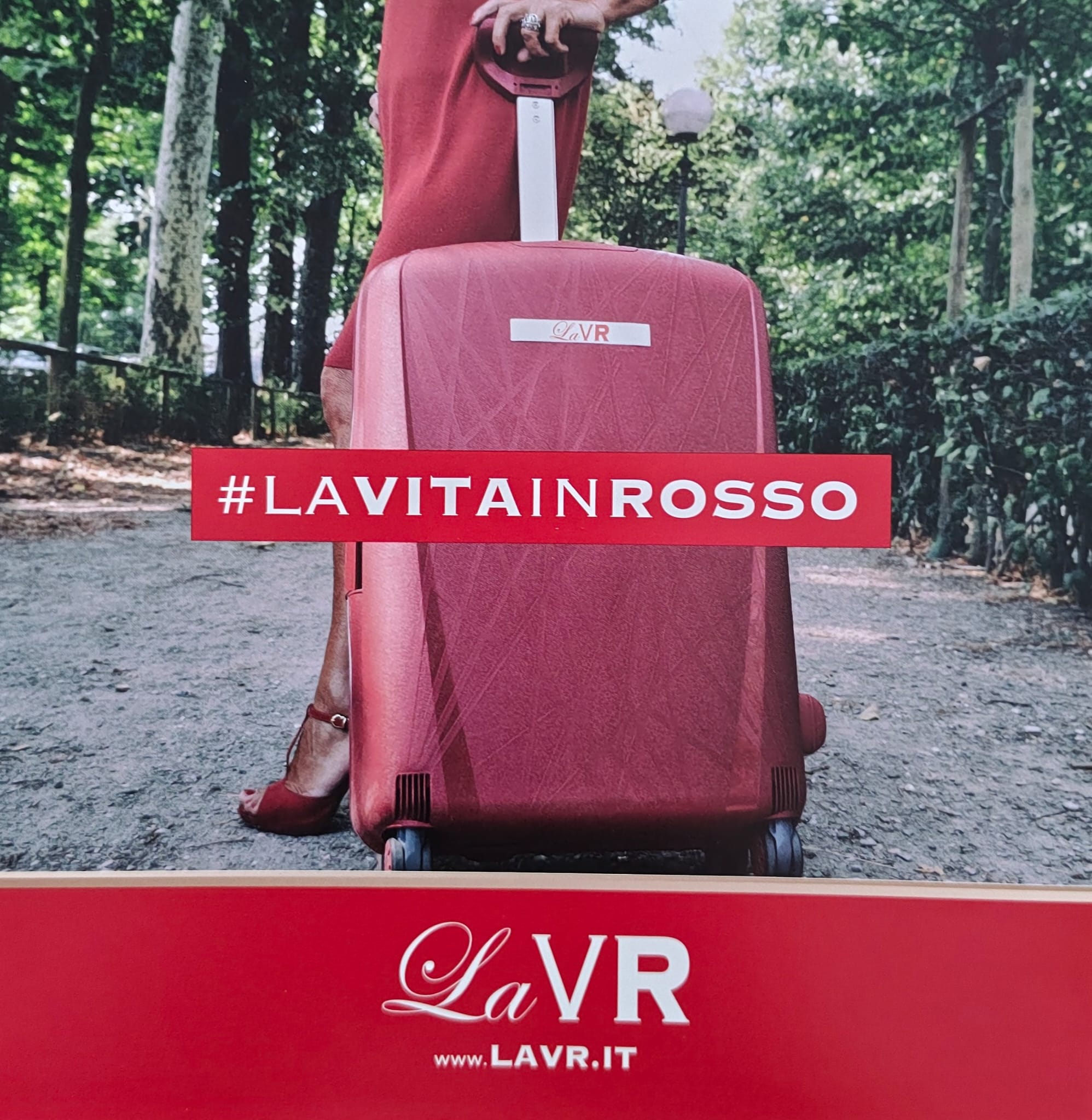 La valigia rossa LaVR durante un incontro